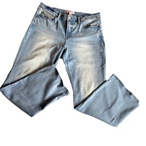 Lucky Brand Mid Rise Bootcut Jeans 14/32 Blue Denim